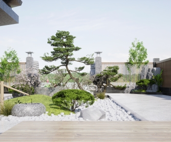 New Chinese Style Courtyard/landscape-ID:637329104