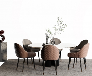 Modern Dining Table And Chairs-ID:251380923