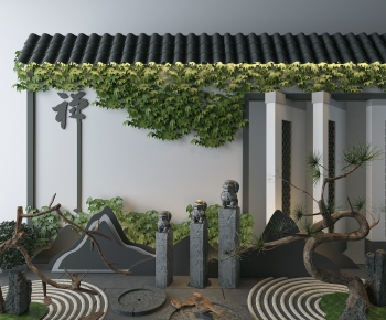 New Chinese Style Garden-ID:923691994
