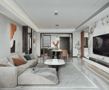 Modern A Living Room-ID:291250941