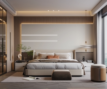 Modern Bedroom-ID:909890895