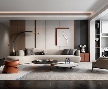 Modern A Living Room-ID:757291085