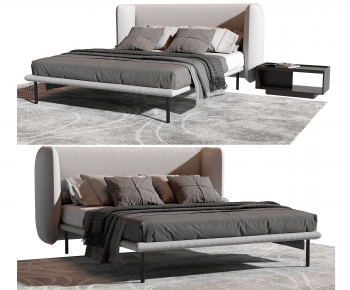 Modern Double Bed-ID:854919041