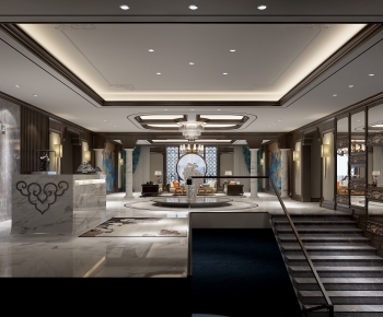 New Chinese Style Lobby Hall-ID:362730987