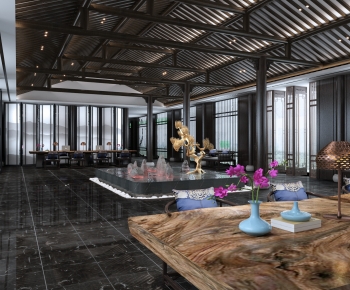 New Chinese Style Lobby Hall-ID:784749034