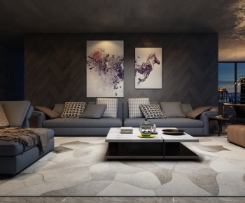 Post Modern Style A Living Room-ID:763001929