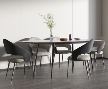 Modern Dining Table And Chairs-ID:905338056