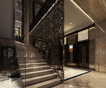 New Classical Style Lobby Hall-ID:261708025