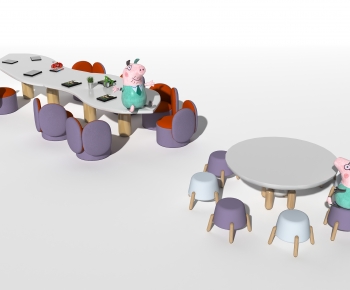 Modern Children's Table/chair-ID:785096884