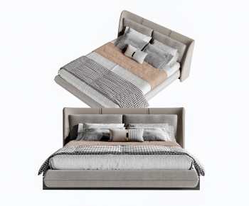 Modern Double Bed-ID:908905982