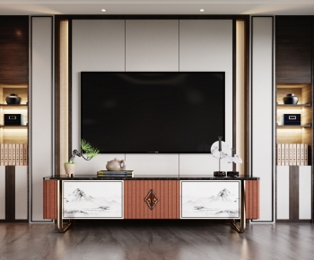New Chinese Style TV Cabinet-ID:354337932