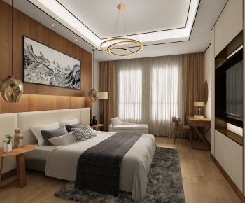 New Chinese Style Bedroom-ID:360031147