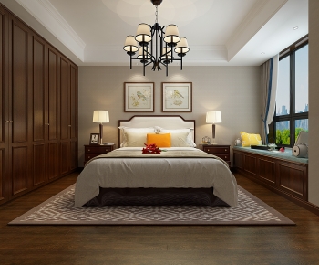 American Style Bedroom-ID:571746113