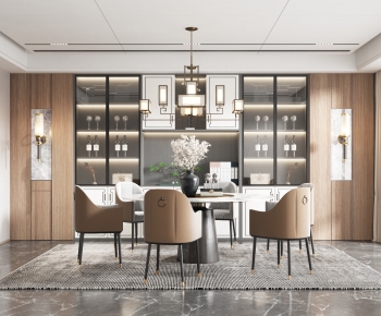 New Chinese Style Dining Room-ID:560157066