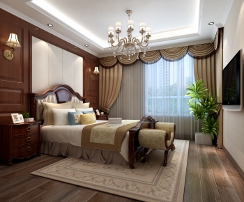 American Style Bedroom-ID:696057087