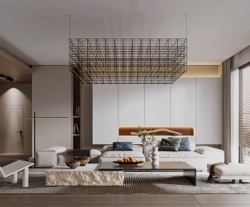 Modern A Living Room-ID:819900049