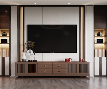 New Chinese Style TV Cabinet-ID:215627912