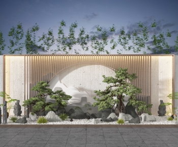 New Chinese Style Garden-ID:749973064