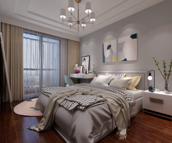 Nordic Style Bedroom-ID:206357964