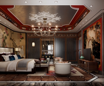 New Classical Style Bedroom-ID:181716929