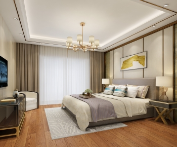 New Chinese Style Bedroom-ID:589513066