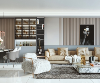 Modern A Living Room-ID:768539911