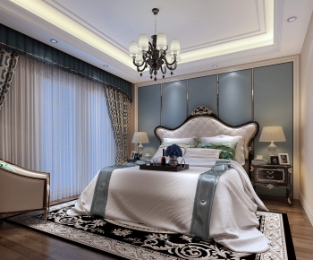 American Style Bedroom-ID:783564096