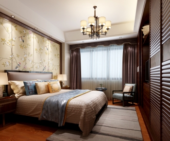 New Chinese Style Bedroom-ID:170744903