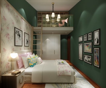 Nordic Style Bedroom-ID:283976081