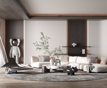Wabi-sabi Style A Living Room-ID:789277085