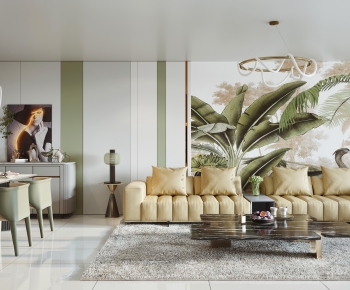 Modern A Living Room-ID:541604046