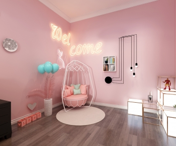 Nordic Style Girl's Room Daughter's Room-ID:966558932