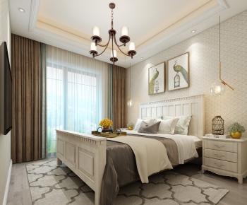 American Style Bedroom-ID:997385986