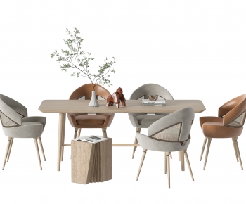 Nordic Style Dining Table And Chairs-ID:583110091