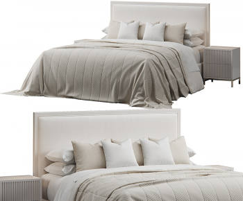 Modern Double Bed-ID:280304914