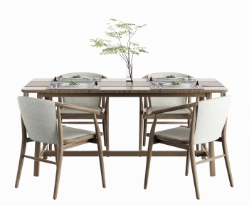 Nordic Style Dining Table And Chairs-ID:746311907