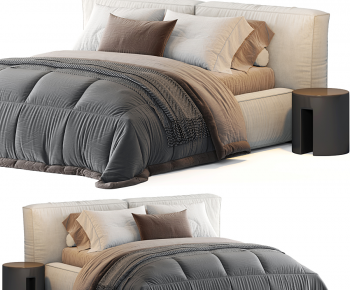 Modern Double Bed-ID:234590052