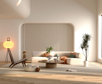 Wabi-sabi Style A Living Room-ID:238193997