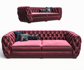 Simple European Style A Sofa For Two-ID:413240915