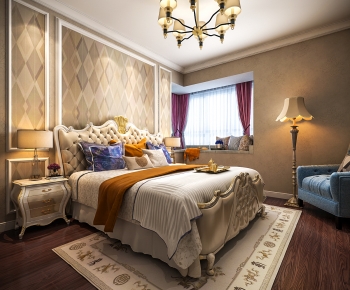 European Style Bedroom-ID:931854014