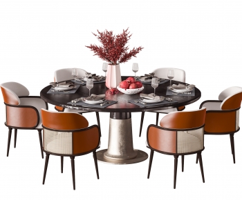 New Chinese Style Dining Table And Chairs-ID:539696936