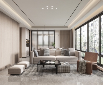 Modern A Living Room-ID:203356039
