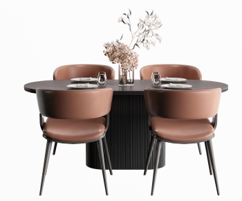 Modern Dining Table And Chairs-ID:335612062