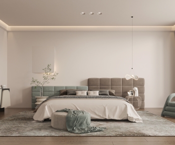 Modern Wabi-sabi Style Bedroom-ID:159661053