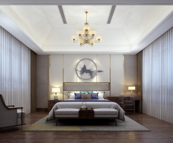 New Chinese Style Bedroom-ID:337588078