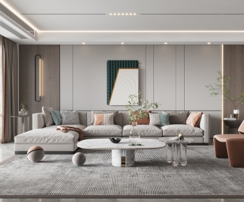 Modern A Living Room-ID:413676028