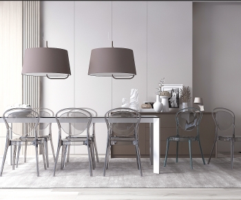 Modern Dining Table And Chairs-ID:612890967