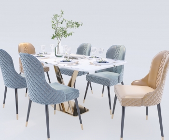 Modern Dining Table And Chairs-ID:209398988