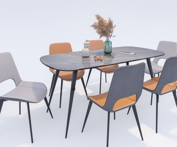 Modern Dining Table And Chairs-ID:484714032