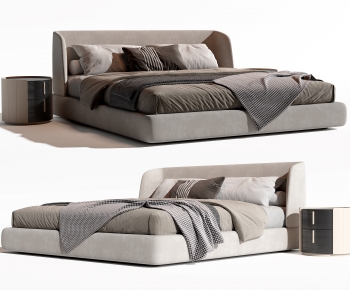 Modern Double Bed-ID:781164889